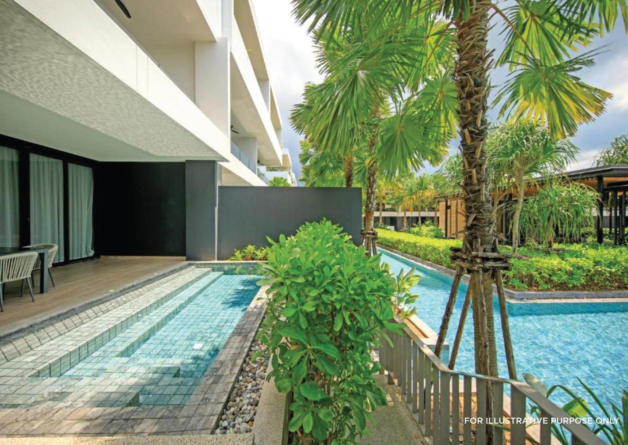 Stay Wellbeing&Lifestyle Resort Ban Bang Chak  Zimmer foto The panorama pool at the 3-storey pool villas