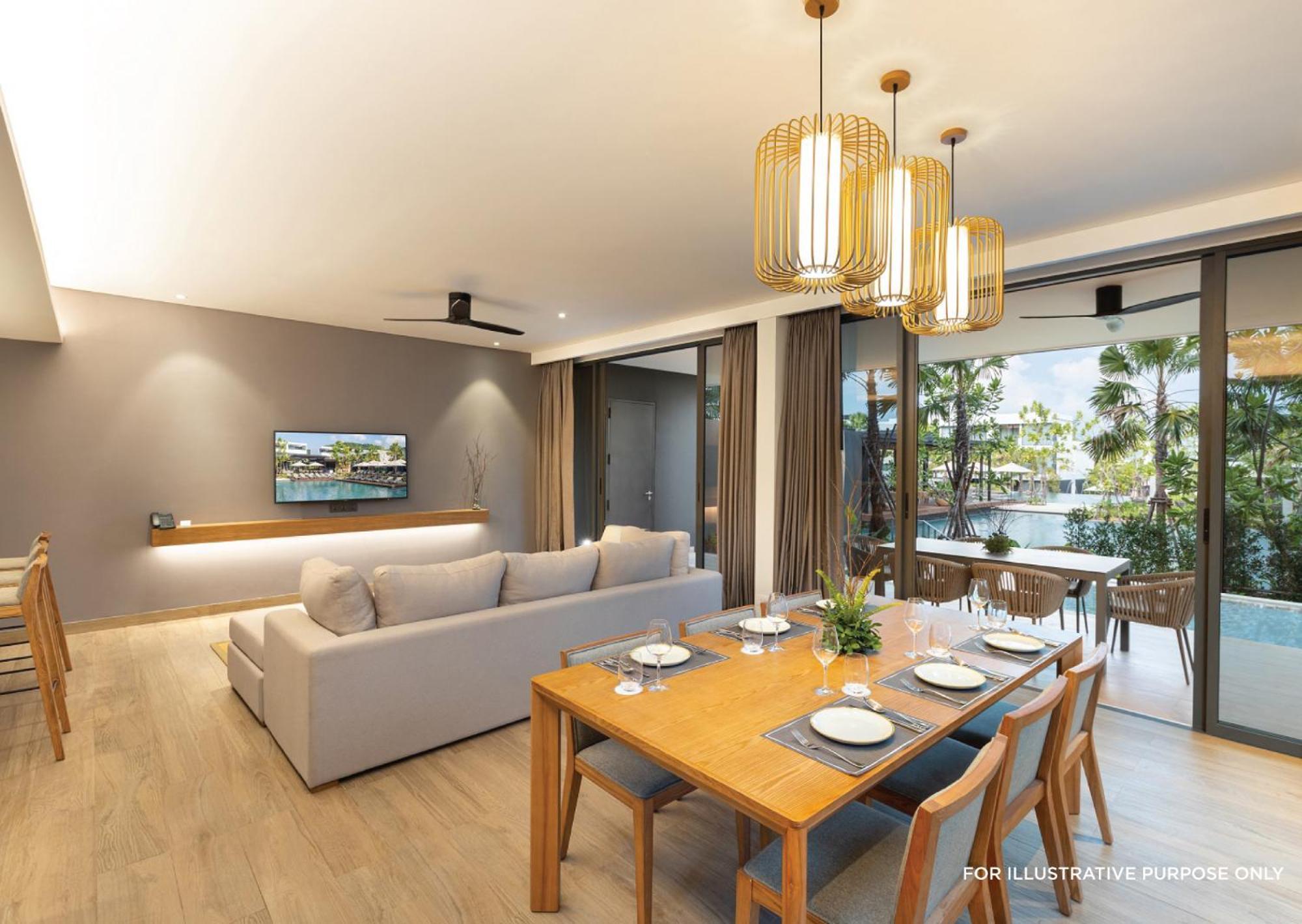 Stay Wellbeing&Lifestyle Resort Ban Bang Chak  Zimmer foto The panorama of the living room